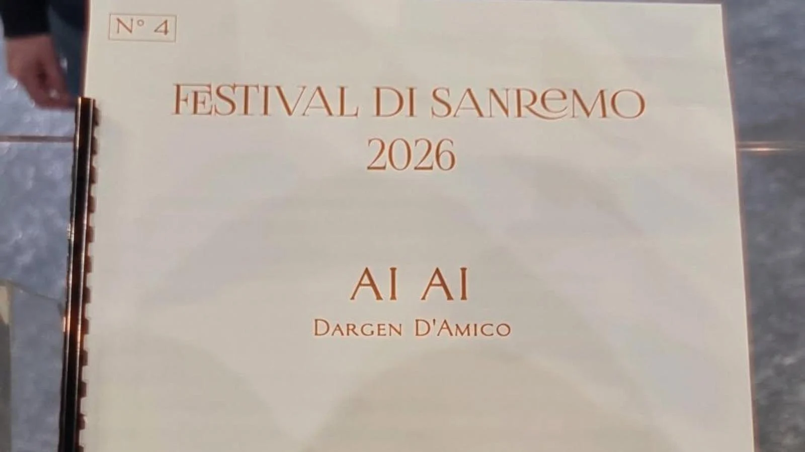 Sanremo 2026 acelera o refrão da diversidade: menos assinaturas únicas, mais autores distintos