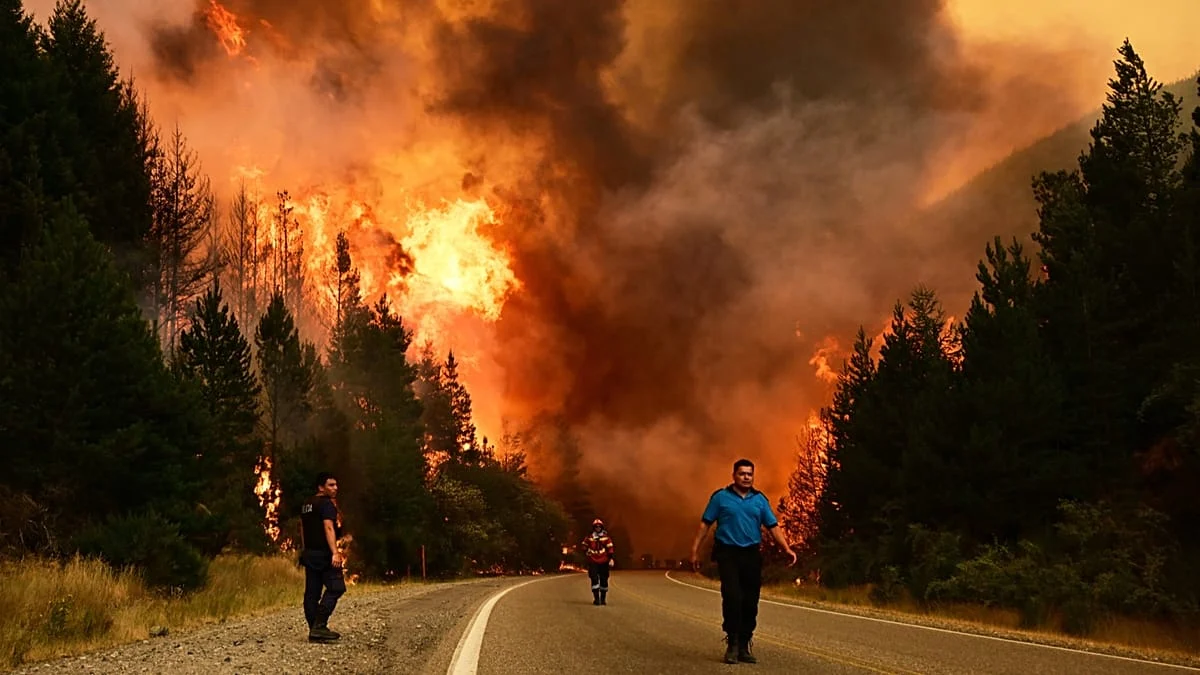 Patagônia em chamas: brigadas esgotadas e cortes de austeridade ameaçam o legado do parque Los Alerces