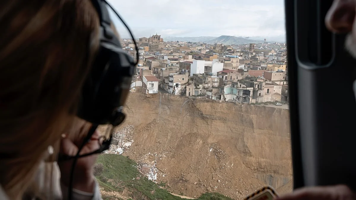 Sicília em alerta: nova allerta gialla e queda do carro símbolo da frana em Niscemi