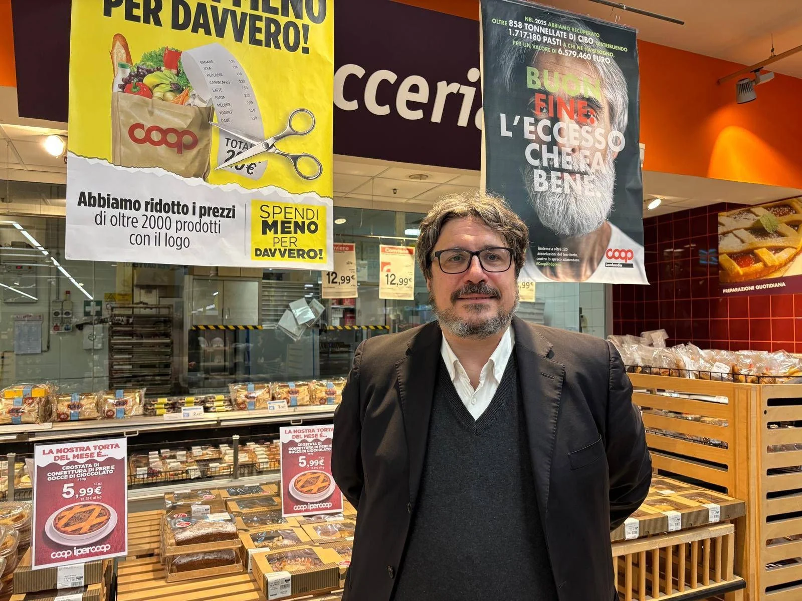 Coop Lombardia recupera 858 toneladas e distribui 1,7 milhão de refeições com projeto Buon Fine