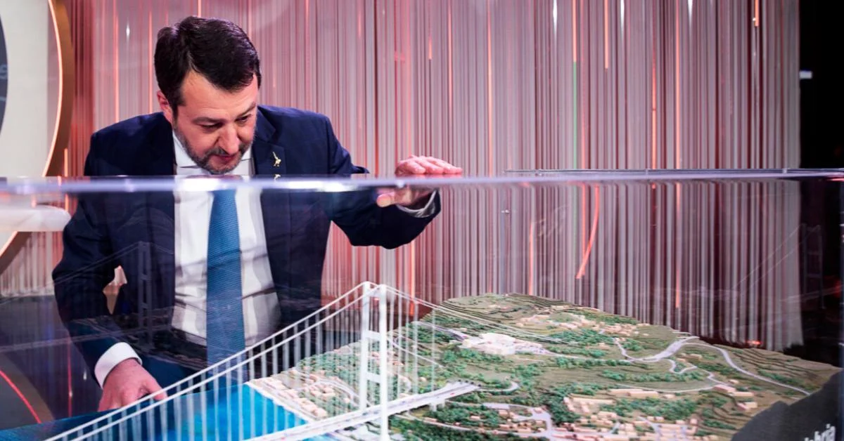 Salvini acelera o projeto do Ponte sullo Stretto: obras visadas para 2026 apesar dos apontamentos da Corte dei Conti