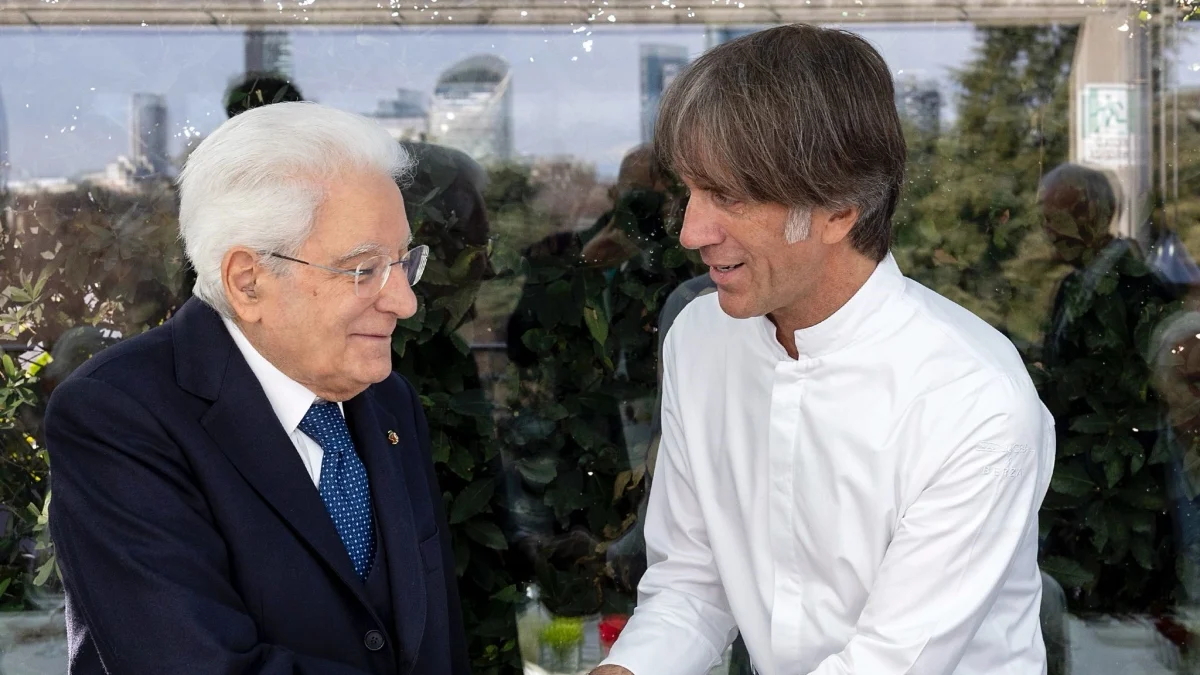 Milano-Cortina: Oldani recebe Mattarella em Casa Italia com 'Zafferano e riso' e menu que celebra a Itália