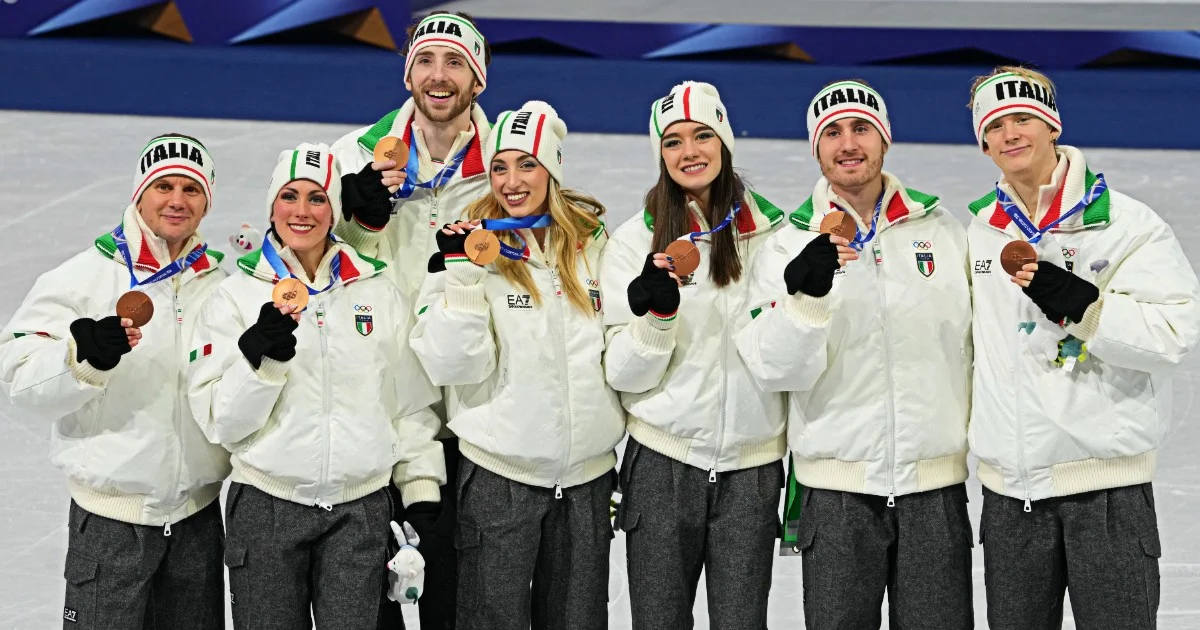 Rizzo e Gutmann conduzem a Itália ao bronze no Team Event de Milano-Cortina 2026