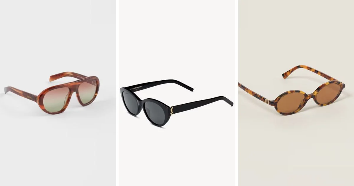 Óculos de sol: como escolher o modelo ideal para o seu rosto — guia de formatos e tendências