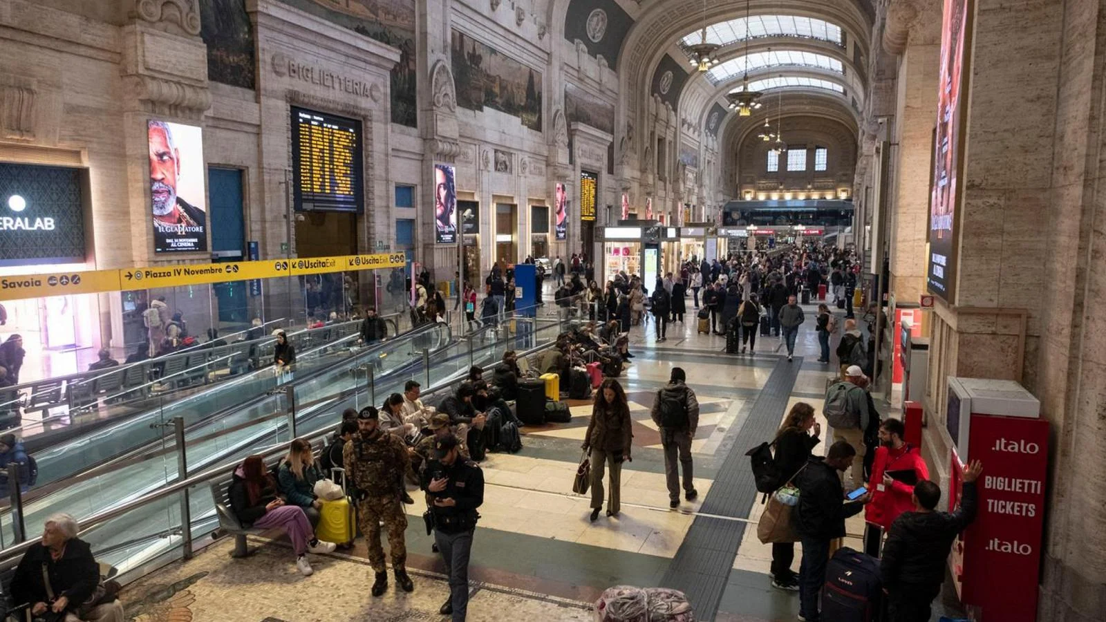 Guasto a trem na Milano Centrale provoca atrasos de até 100 minutos