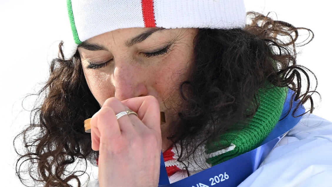 Federica Brignone conquista ouro no Super-G e emociona Casa Italia em Cortina