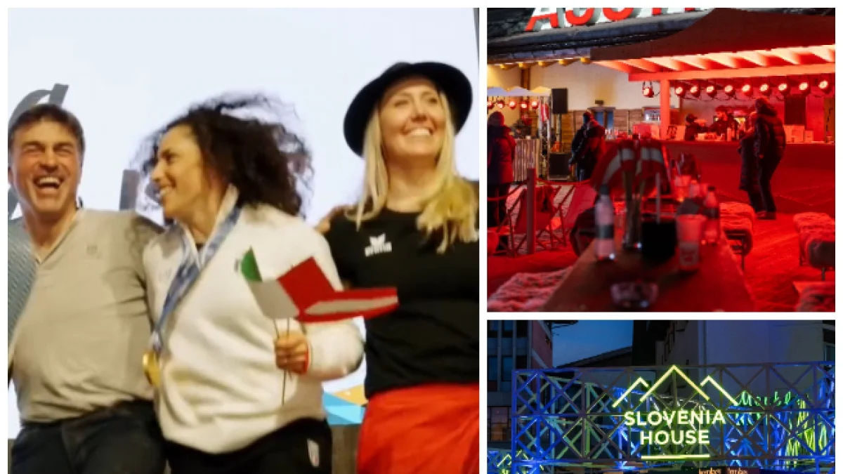 Olimpíadas em Cortina: entre as celebrações nas Casas nacionais, os bailes de Brignone e os kilt sob a neve