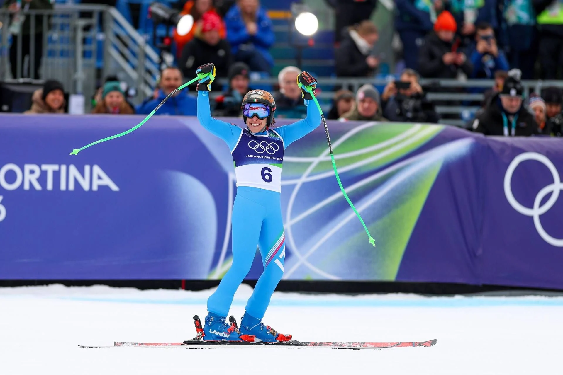 Milano Cortina 2026: Goggia e Brignone no gigante; Moioli e Sommariva no snowboard cross — programação e onde ver