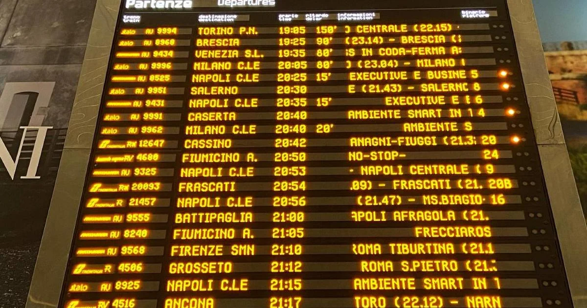 Piantedosi convoca comitê nacional após sabotagens na Alta Velocidade; FS e forças de segurança reúnem-se no Viminale