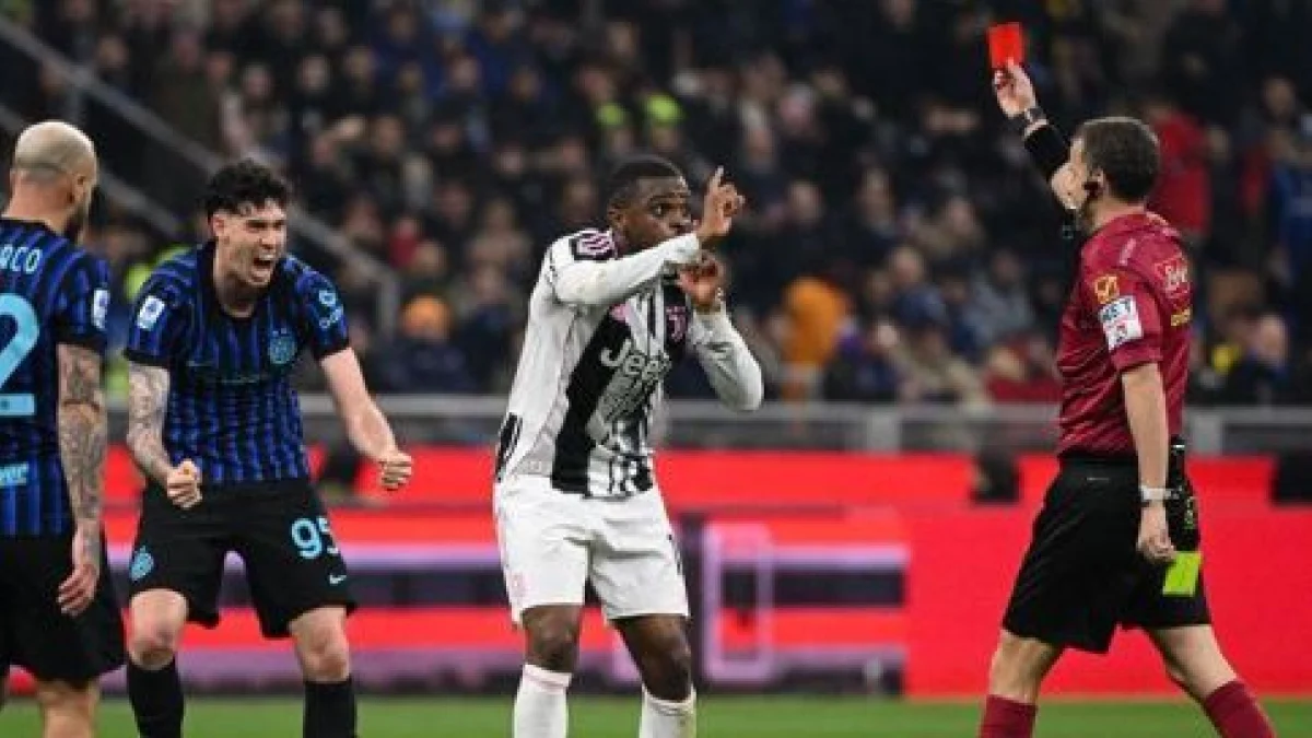 Erro de La Penna em Inter-Juventus: árbitro será suspenso, Bastoni escapa de punição por simulação