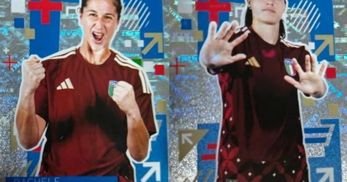 Panini corrige gafe em álbum 'Calciatrici' após troca de nomes de goleiras da Nazionale