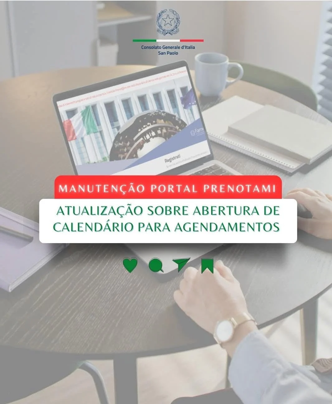 Manutenção do Portal Prenot@mi: Suspensão de 23 a 25/02 e Novos Click Days em março