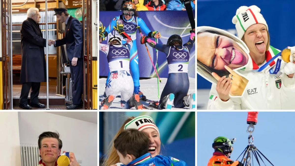 Olimpíadas: as fotos que ficaram — Mattarella no bonde, a reverência a Brignone, a fuga na mata de McGrath e as imagens que viraram memória