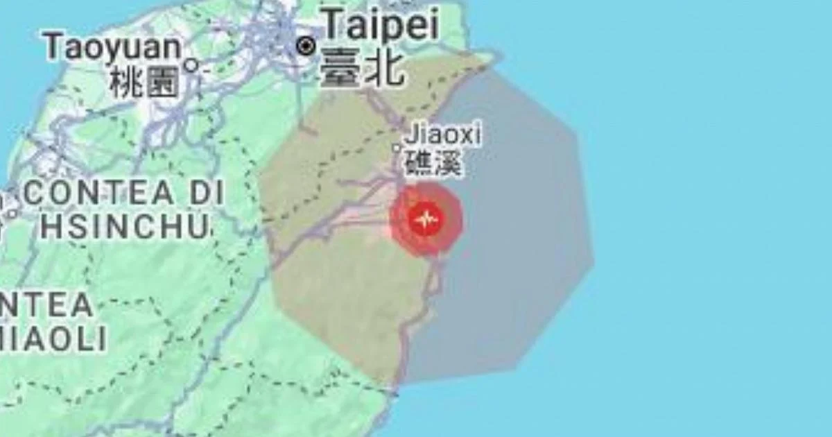 Terremoto de magnitude 5.6 ao largo de Yilan causa alerta de tsunami em Taipei