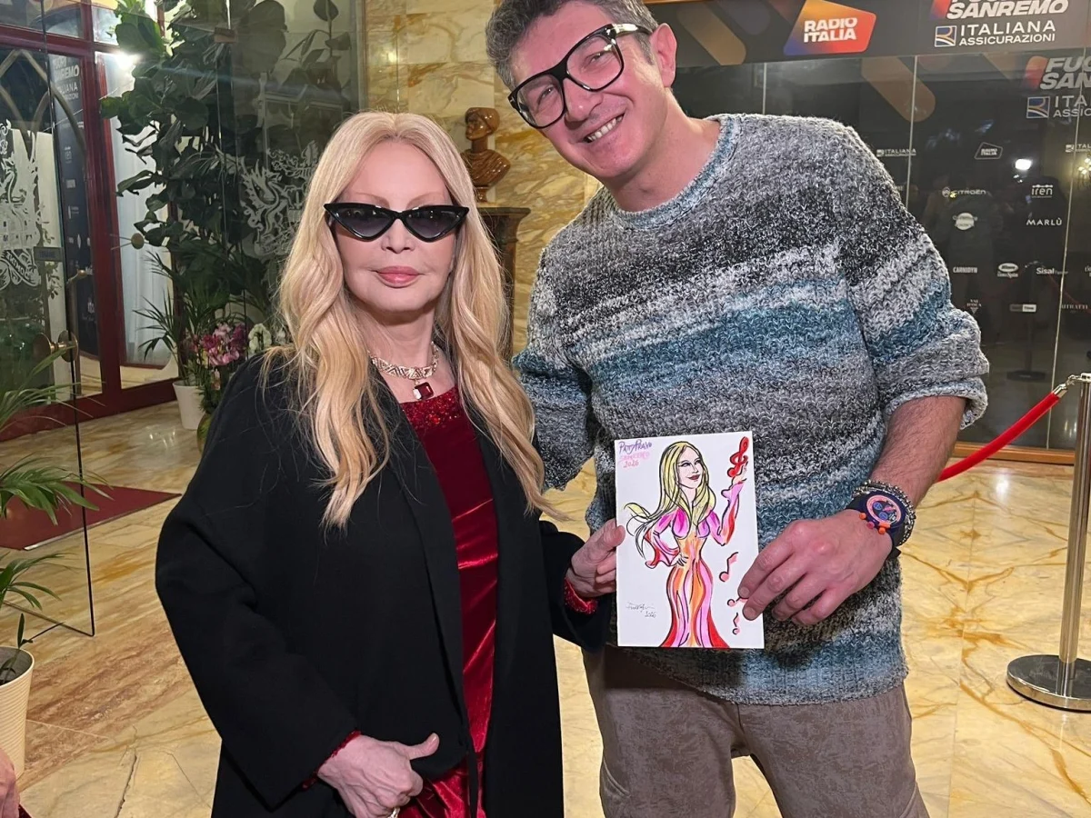 Andrea Tagliaferri, o caricaturista oficial de Sanremo: como ele transforma artistas em traços que contam histórias