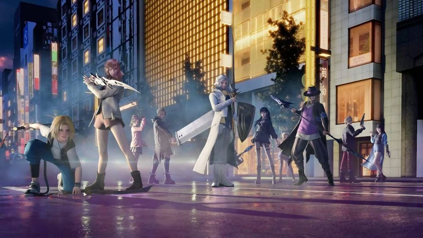 Dissidia Duellum Final Fantasy chega em março para iOS e Android com batalha 3v3 em uma Tóquio moderna