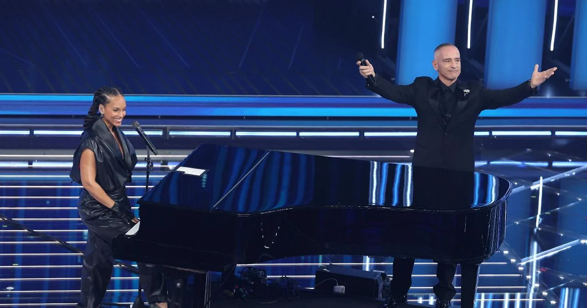 Sanremo 2026: Ramazzotti brilha com Alicia Keys, homenagem a Mogol e surpresas na terceira noite