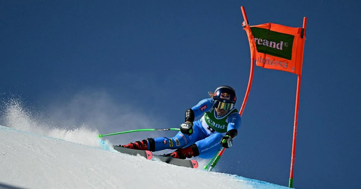 Goggia no pódio em Soldeu: Suter vence e Brignone pausa preventiva na descida