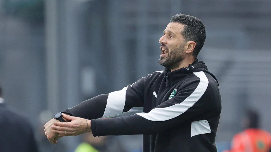 Grosso: 'Uma atuação histórica do Sassuolo, jogamos 75 minutos com um a menos'