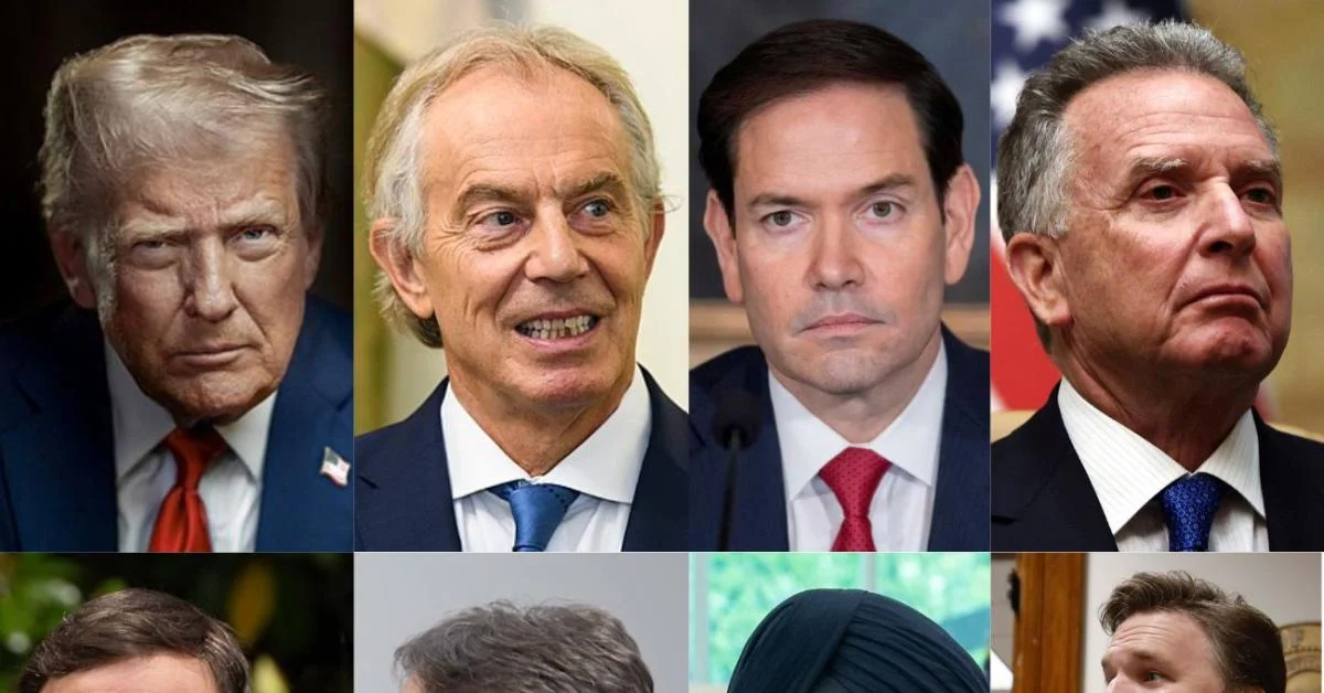 Board of Peace para Gaza: o tabuleiro de poder por trás dos 7 nomes anunciados por Trump