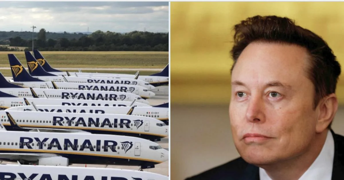 Confronto Musk–Ryanair: tensão sobre o Starlink e a recusa ao wifi a bordo que divide o tabuleiro aéreo