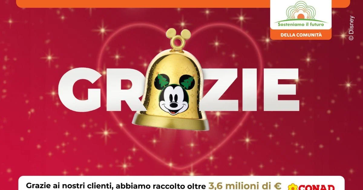 Conad arrecada 3,65 milhões de euros para 27 hospitais e alas pediátricas: do Natal à solidariedade ativa