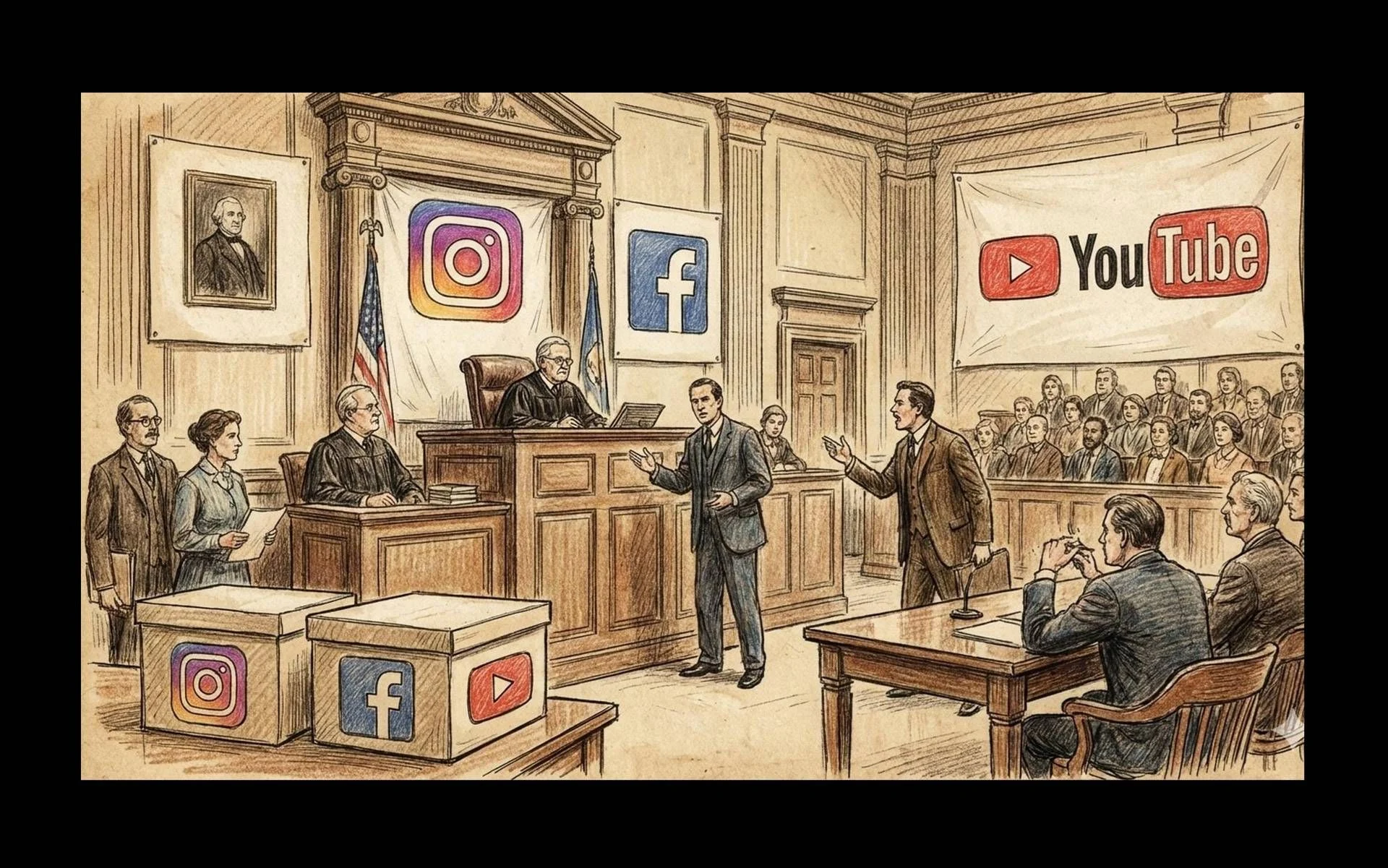 Tribunal da Califórnia julga Meta e Alphabet por 'design defeituoso' de redes sociais que afetam a saúde mental de menores