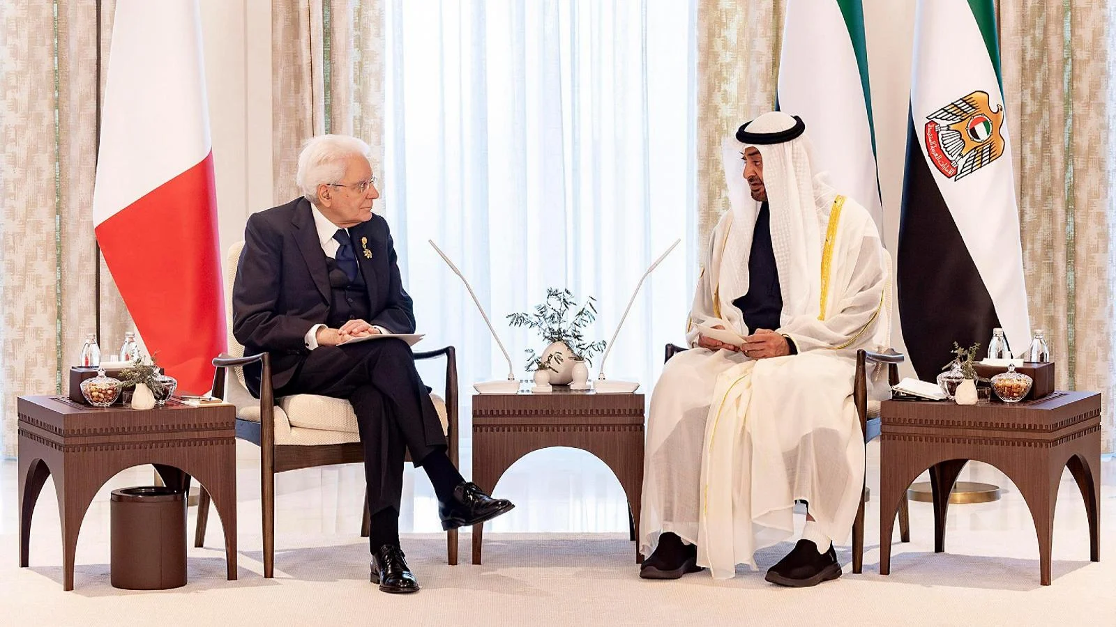 Mattarella nos Emirados: visita de Estado reforça amizade e cooperação concretas