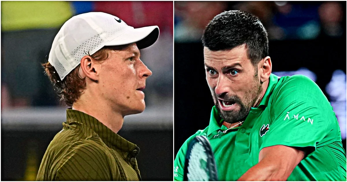 Sinner x Djokovic: horário, transmissão e tudo sobre a semifinal do Australian Open 2026