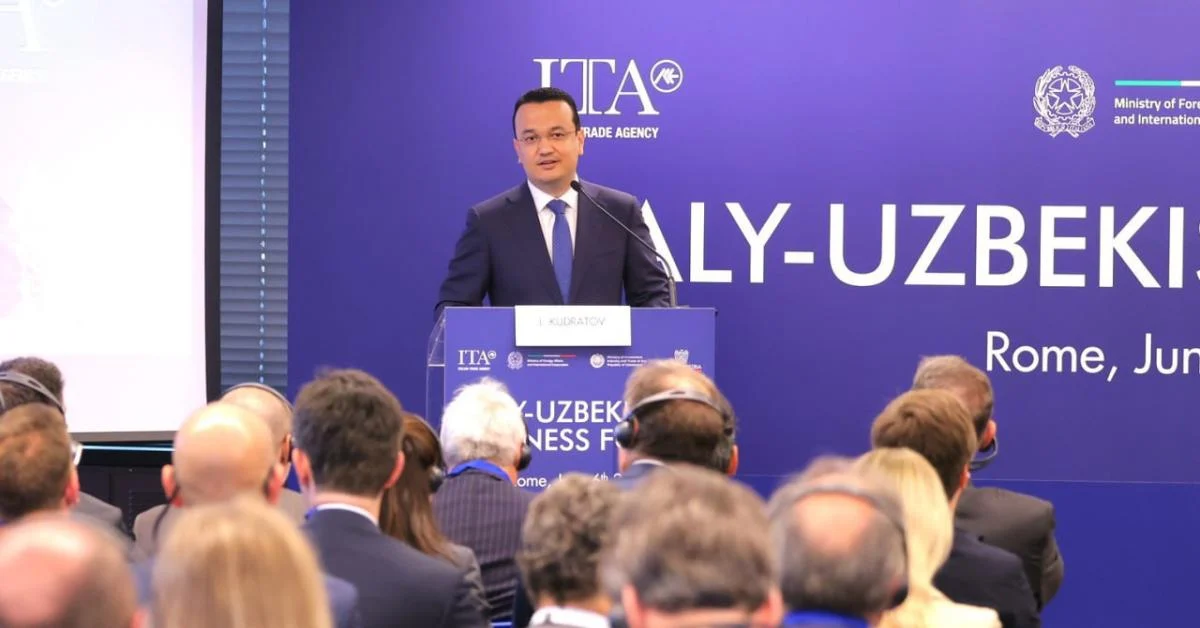 Uzbequistão e Itália aprofundam parceria: investimentos, indústria e comércio em aceleração